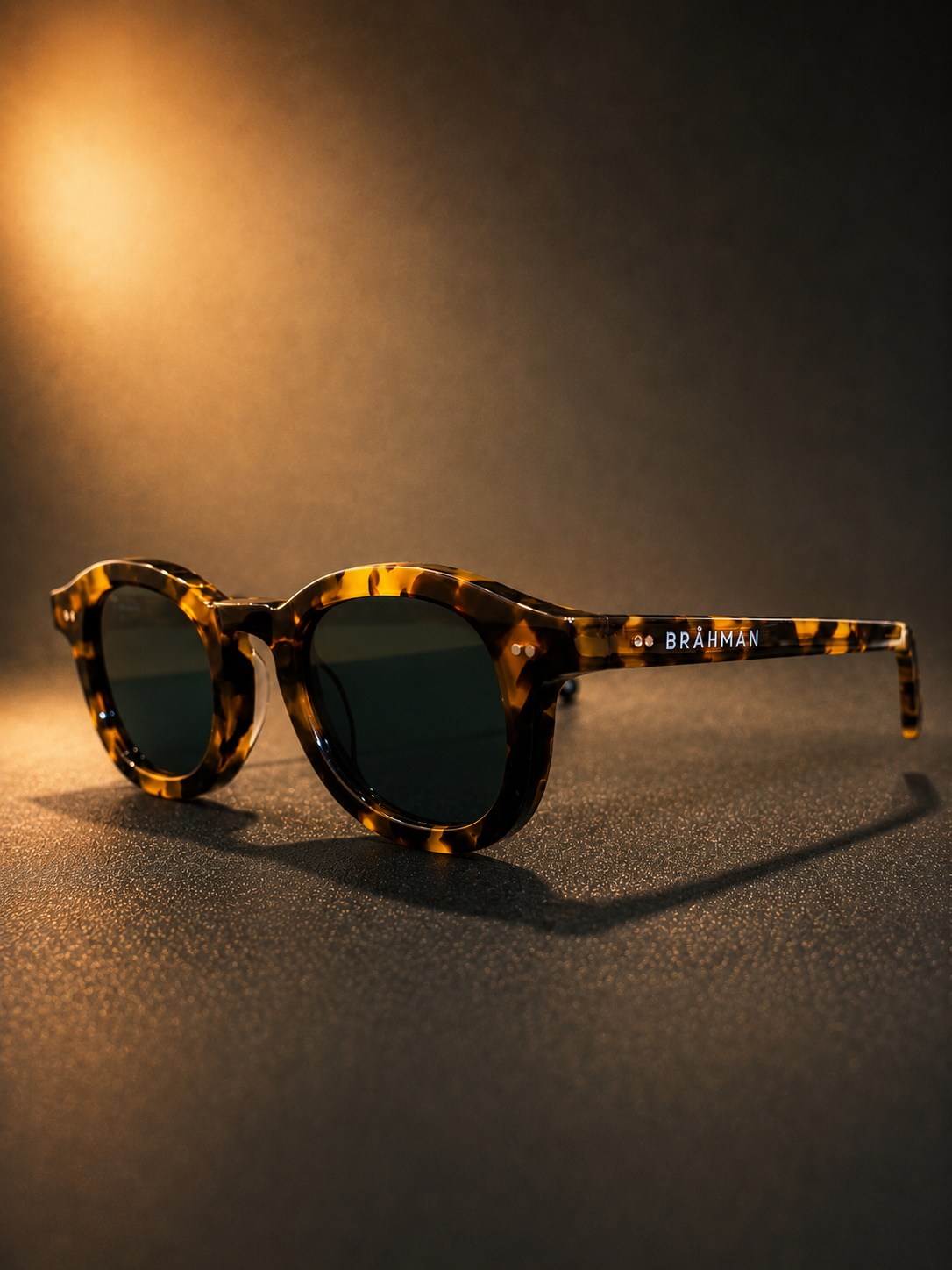 Carey Pattern Heritage Sunglases | Brown