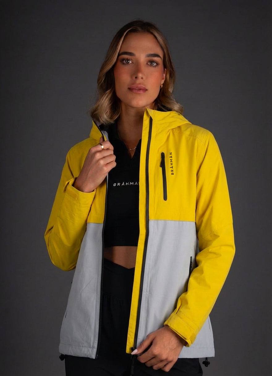 Windbreaker | Yellow & Grey