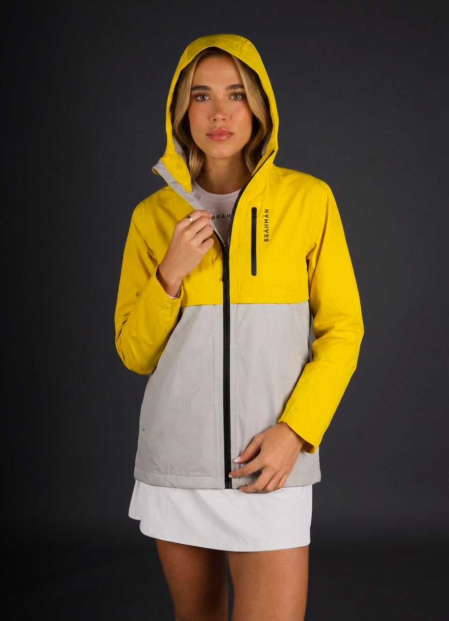 Windbreaker | Yellow & Grey
