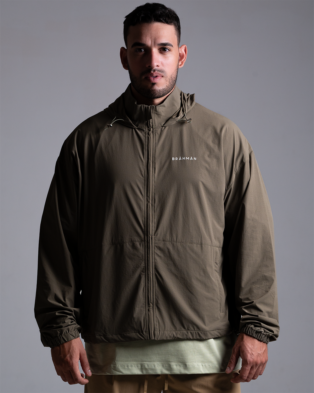 Relaxed Shell Jacket | Army Green