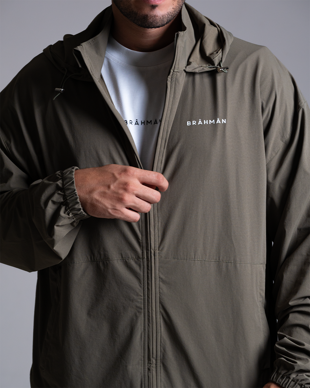 Relaxed Shell Jacket | Army Green
