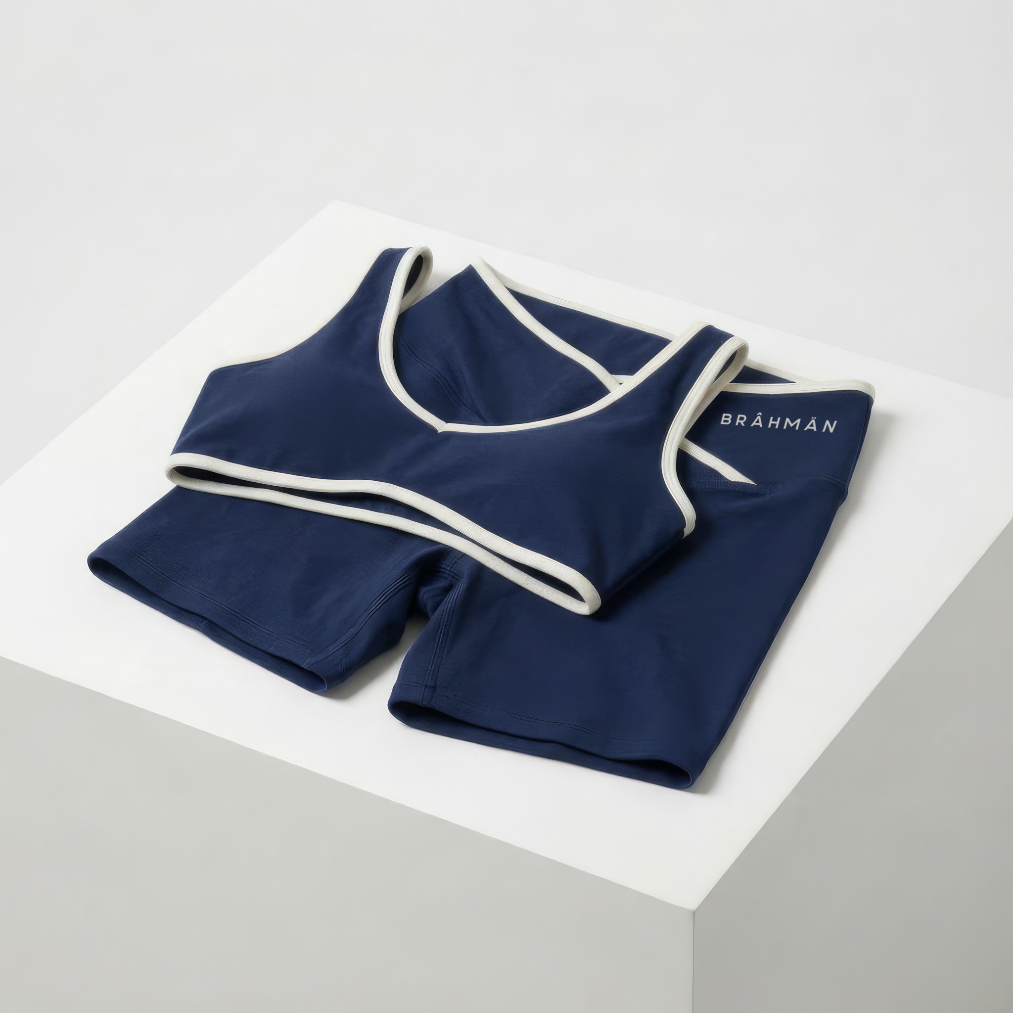 Yoga Short Biker Set | Navy