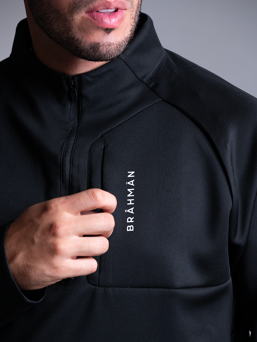 Zip Pullover | Black