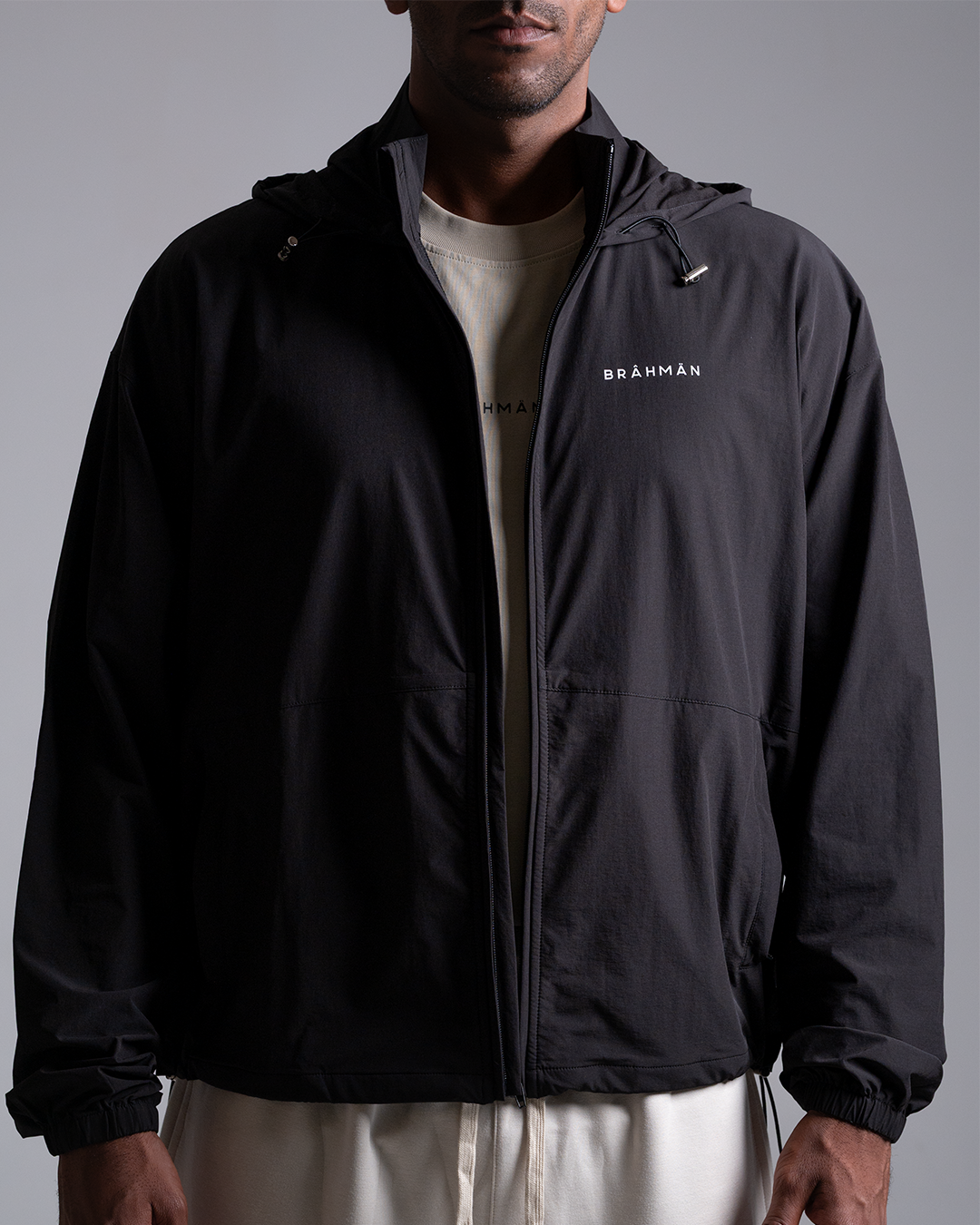 Relaxed Shell Jacket | Black