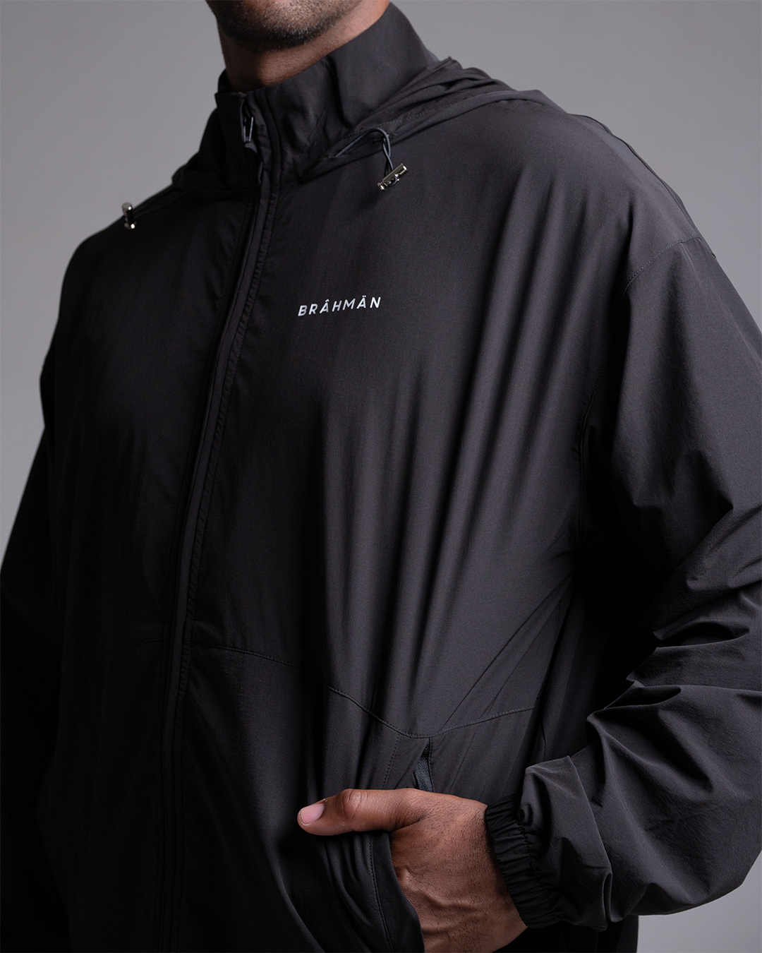 Relaxed Shell Jacket | Black