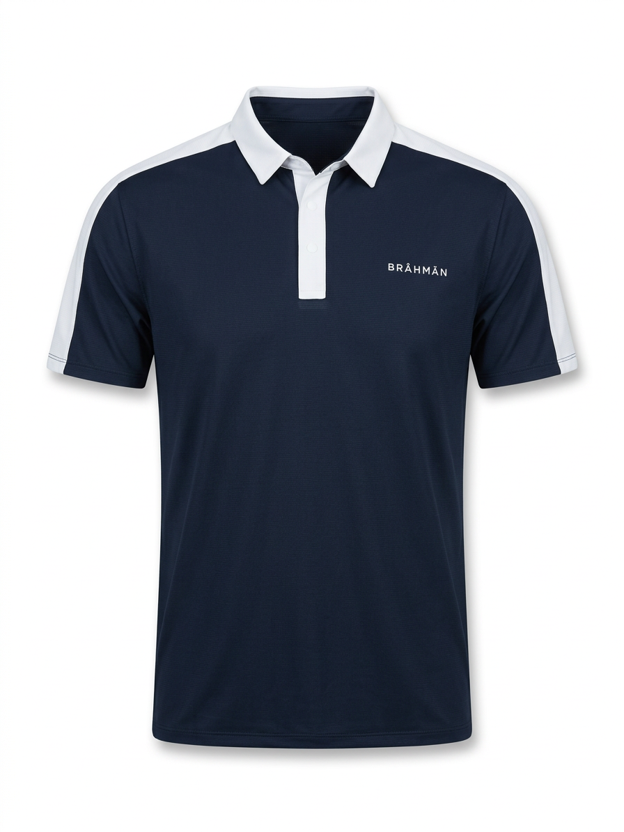 Tennis Polo | Navy / White