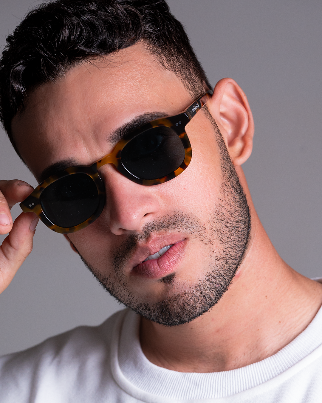 Carey Pattern Heritage Sunglases | Brown
