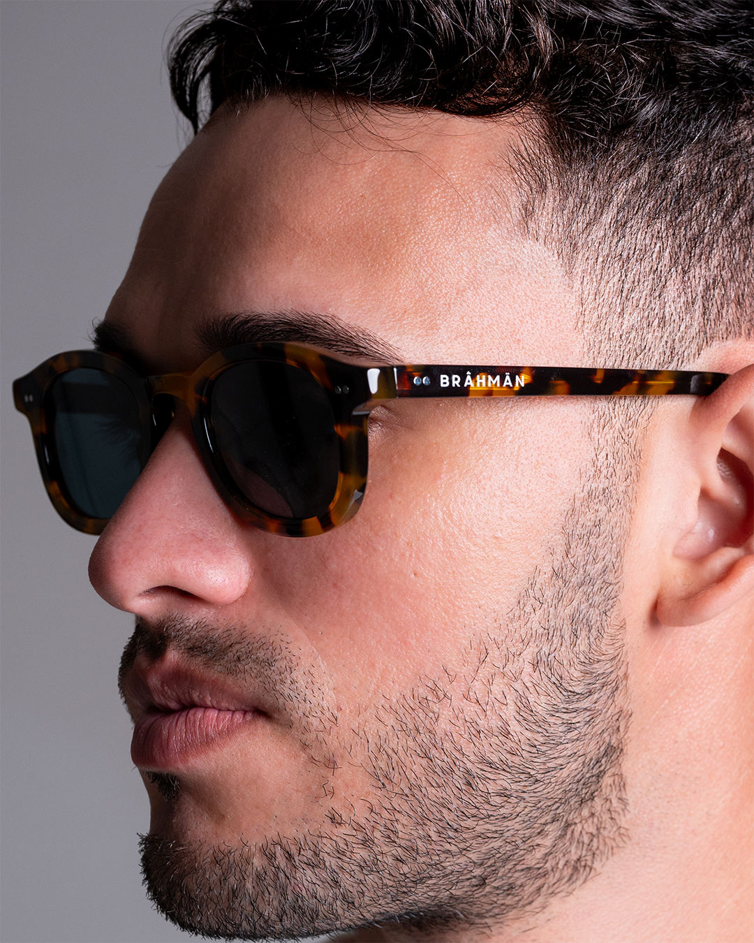 Carey Pattern Heritage Sunglases | Brown