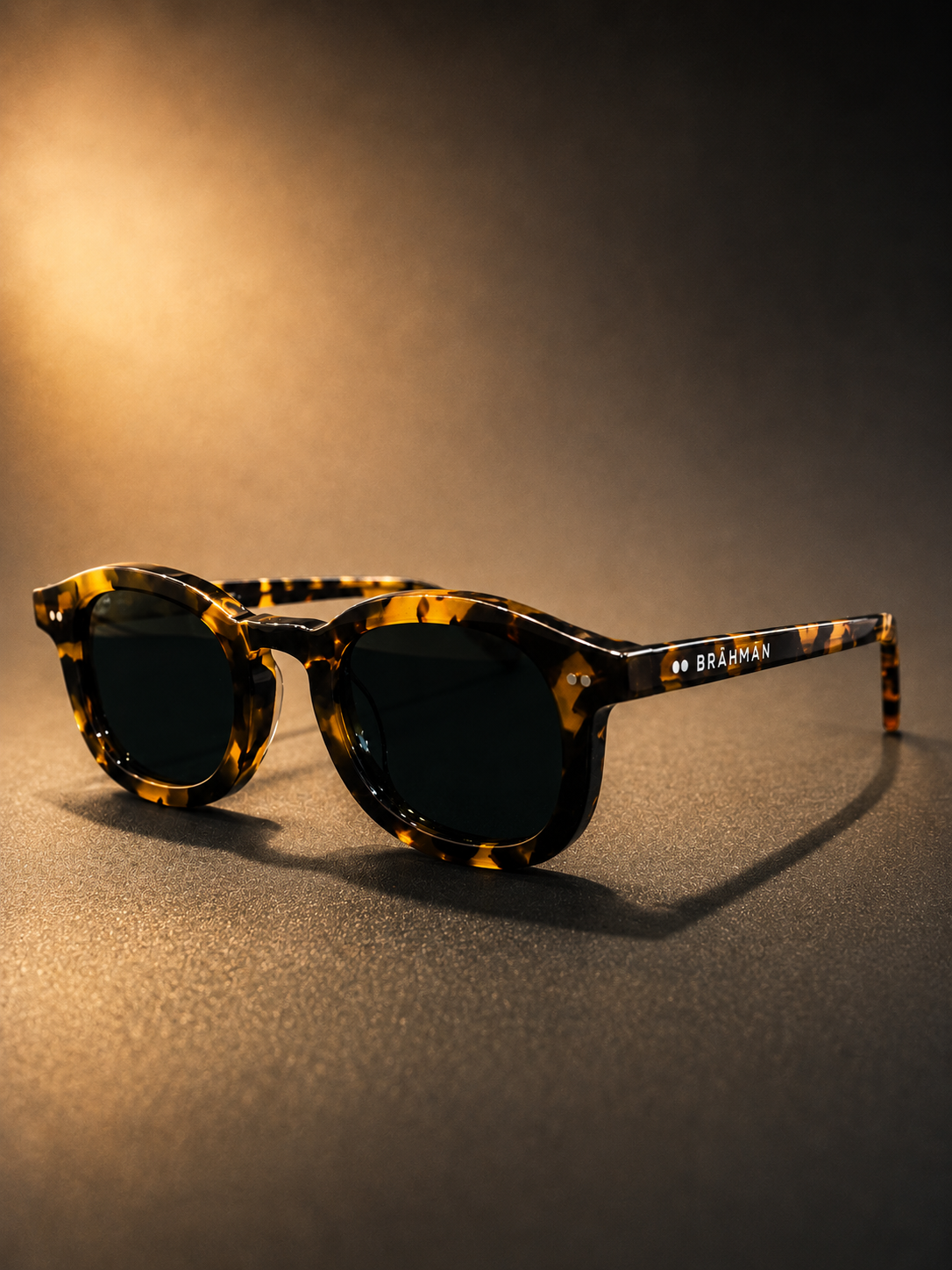 Carey Pattern Heritage Sunglases | Brown