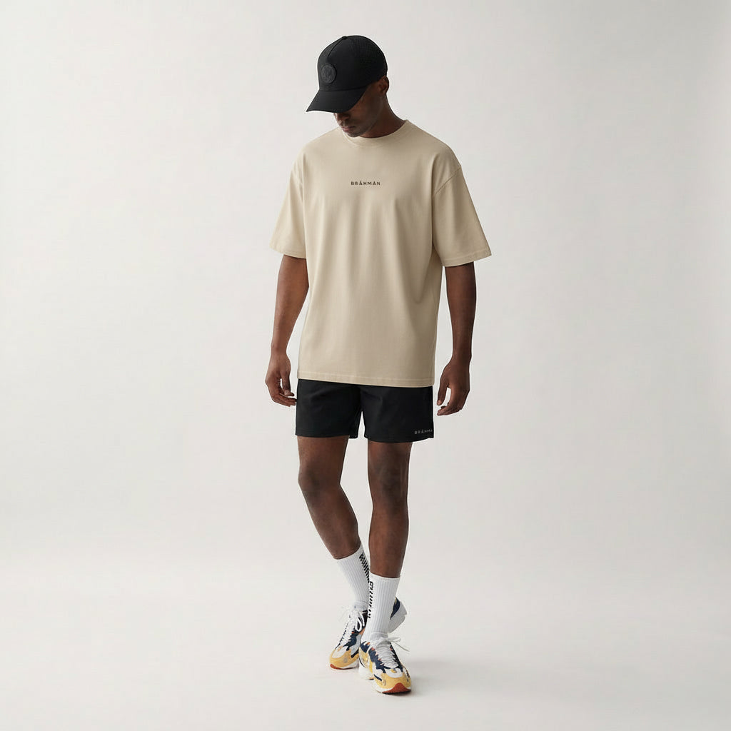 Oversize T-shirt | Brown