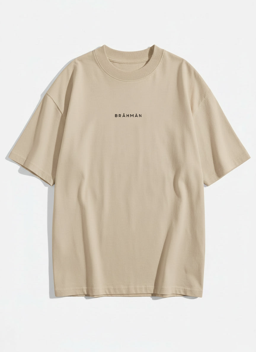 Oversize T-shirt | Brown