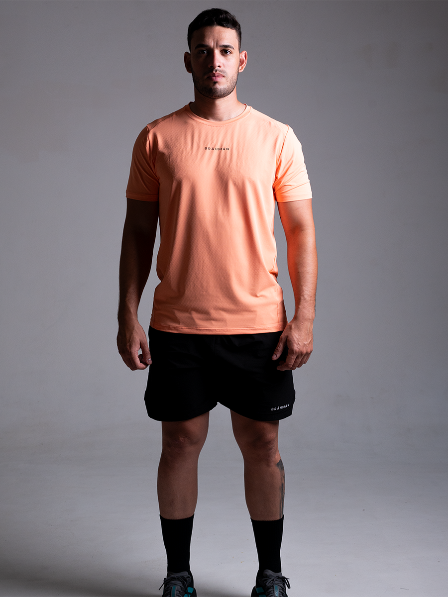 PwrRun+ Running Shirt | Salmon