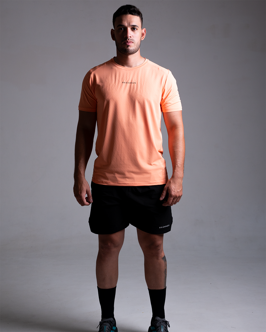 PwrRun+ Running Shirt | Salmon