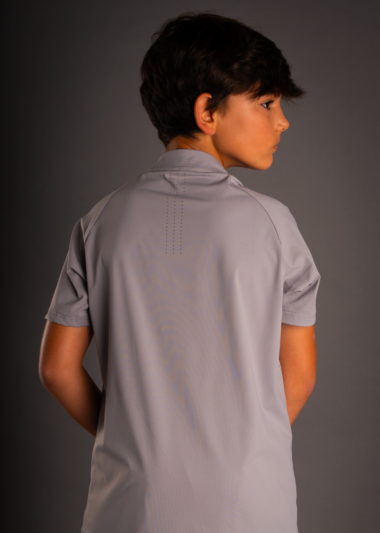 Zipper T-Shirt | Grey