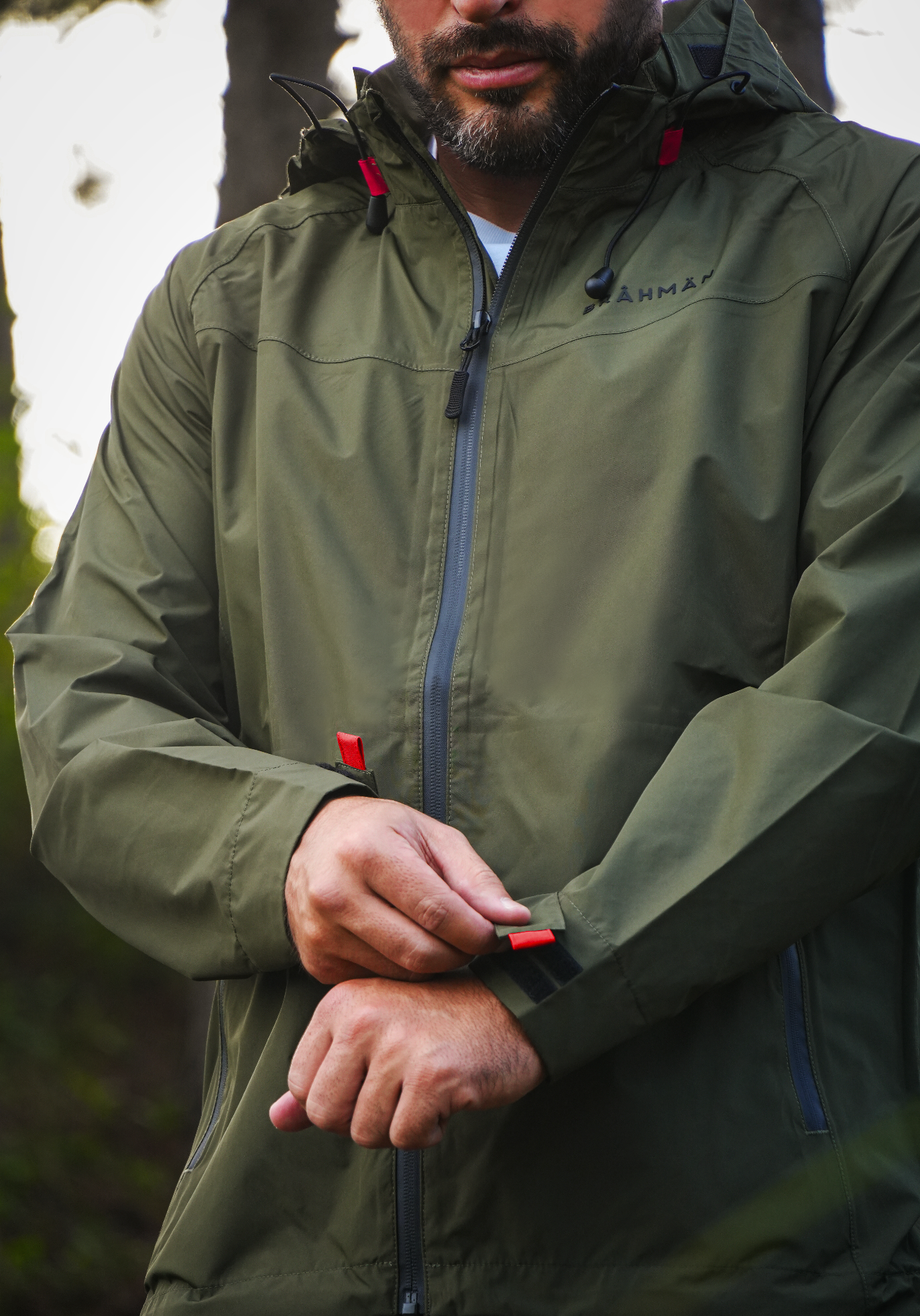 Rain Coat | Army Green