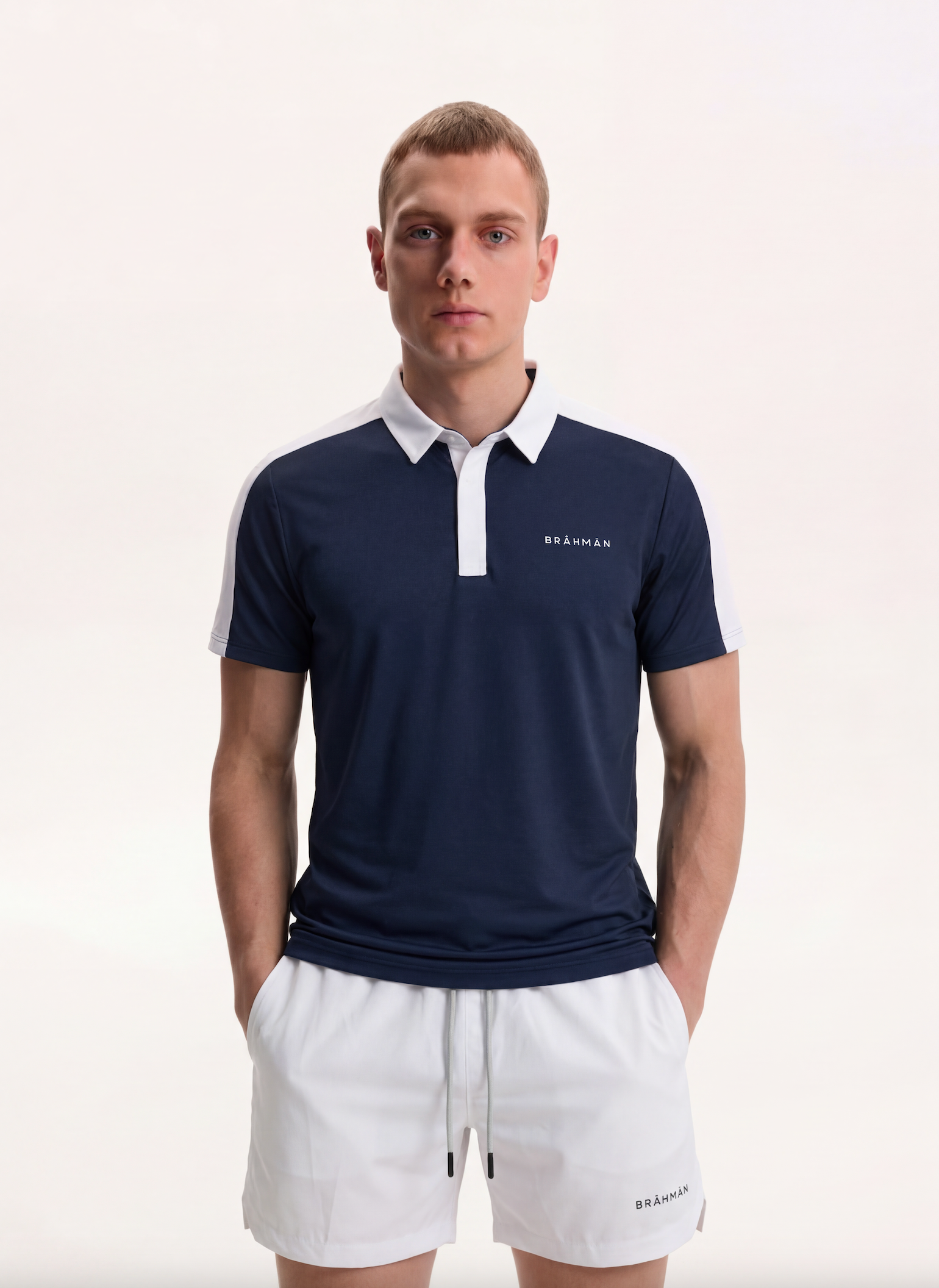 Tennis Polo | Navy / White