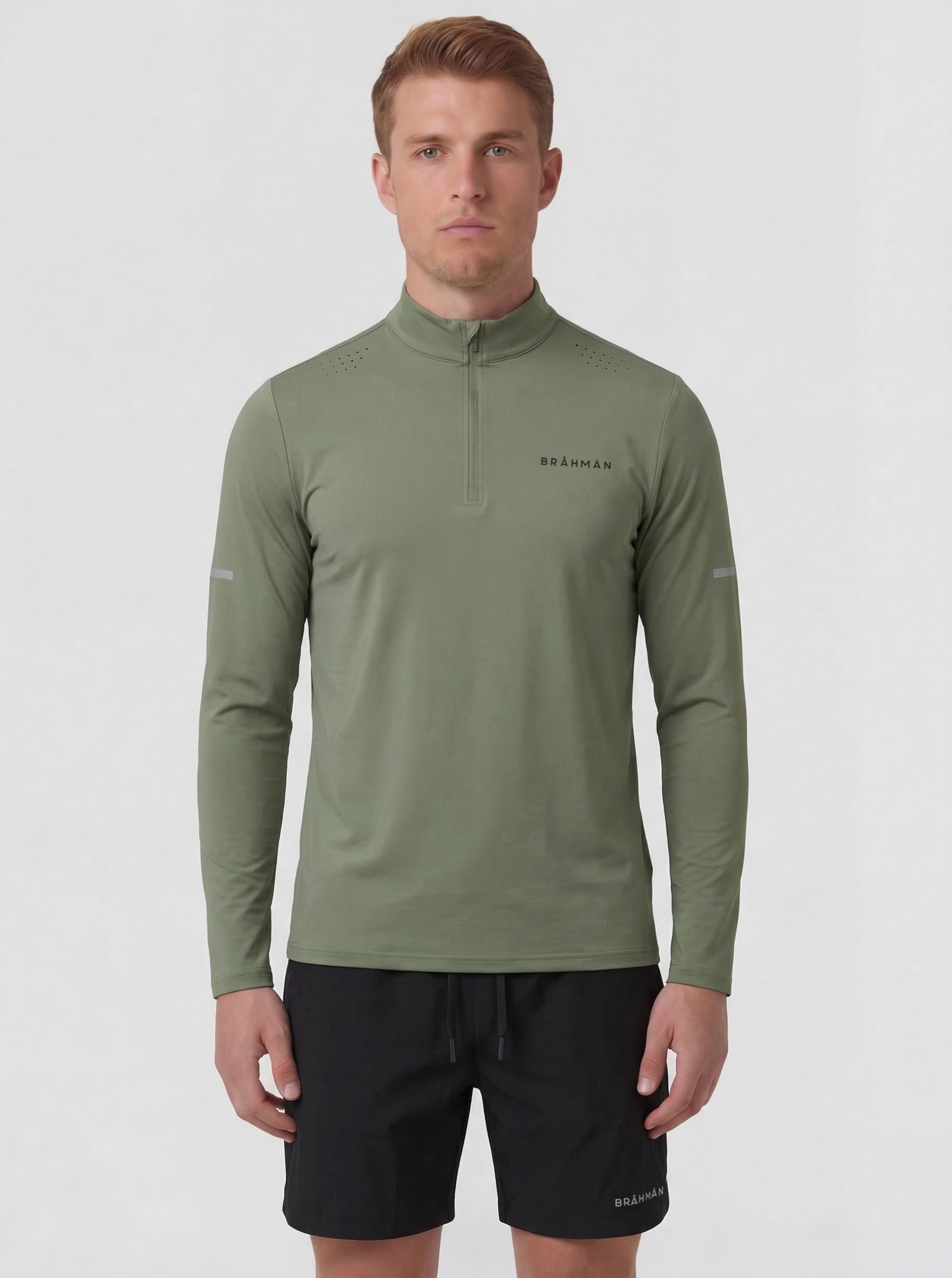Long Sleeve Bike T-Shirt | Army Green