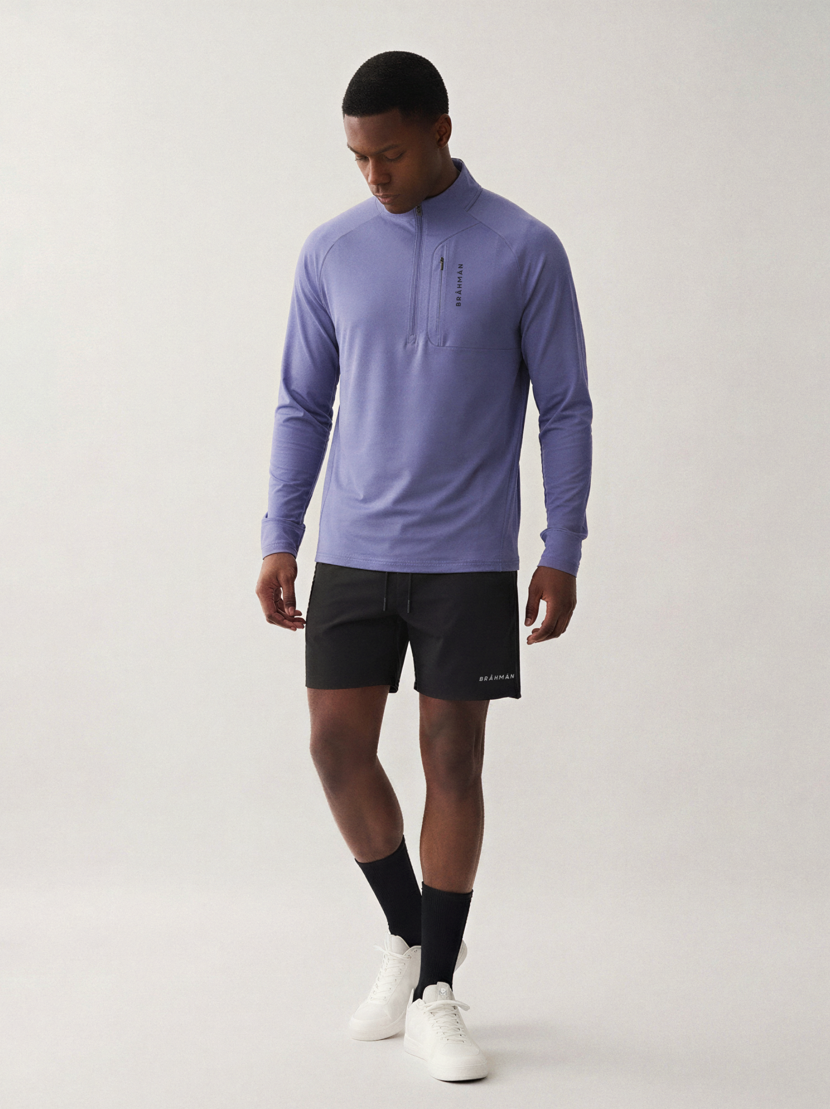 Zip Pullover | Purple