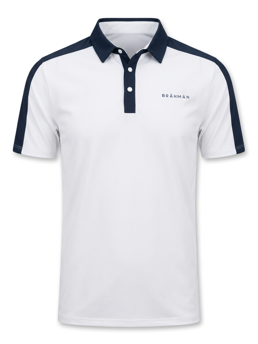 Tennis Polo | White / Navy