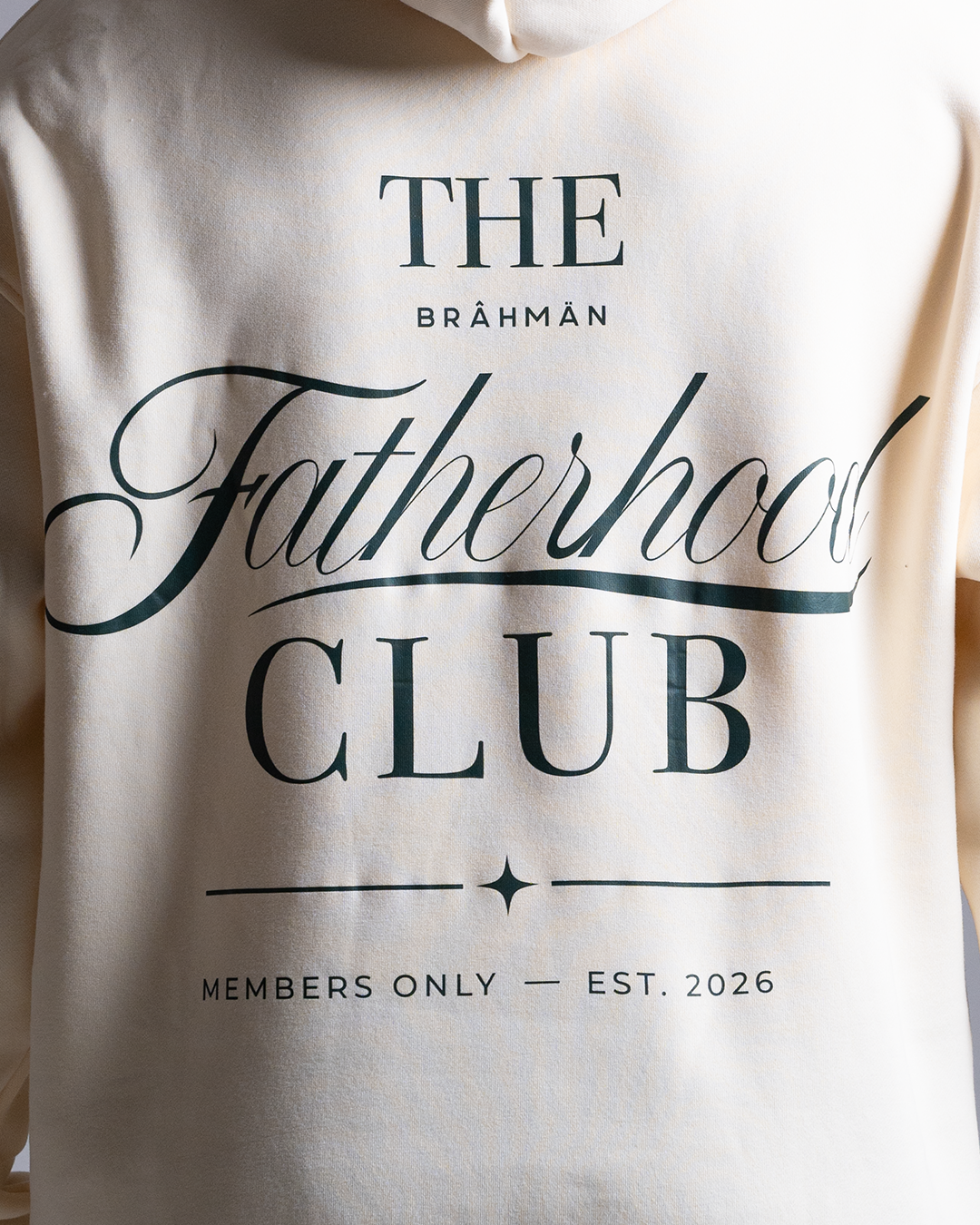 Fatherhood Club Hoodie | Cream